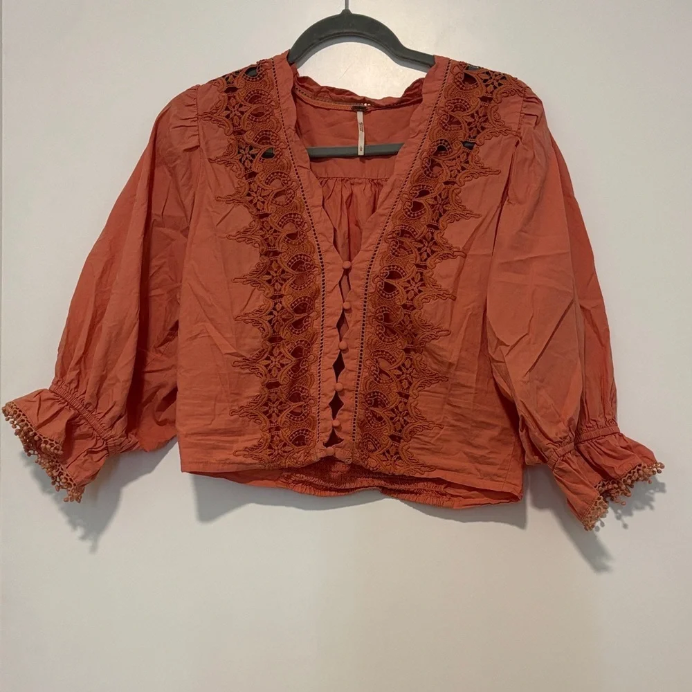 Free People cropped top Sz L
